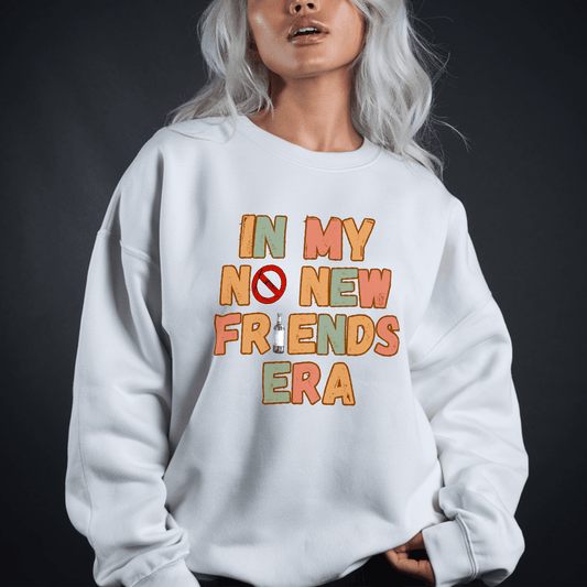 No New Friends Sweater | Cozy Cute Sweater | Hibernation Sweater